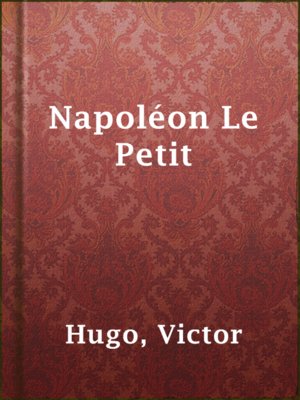 cover image of Napoléon Le Petit